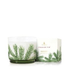 Thymes Frasier Fir Heritage Pine Needle Small Luminary Candle