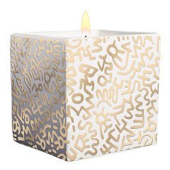 Keith Haring Gold Pattern Candle