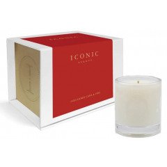 Iconic Candy Cane and Pine Votive Candle
