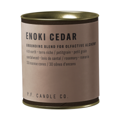 P.F. Candle Co. - Enoki Cedar Incense Cones