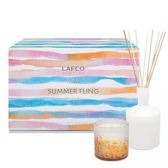 LAFCO -  White Grapefruit (Cabana) Summer Fling Candle & Reed Diffuser Duo