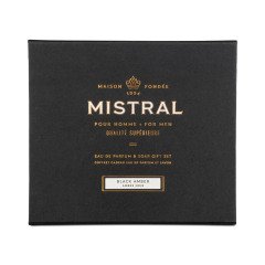 Mistral Black Amber Eau de Parfum & Soap Gift Set