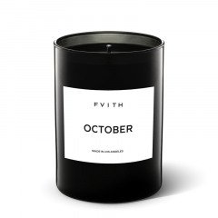Fvith October Candle