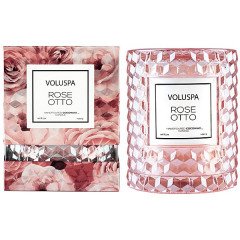 Voluspa Rose Otto Icon Cloche Cover Candle