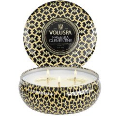 Voluspa Freesia Clementine 3 Wick Tin Candle