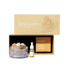 Luminose - Sand Dunes Citrine & Honey Calcite Diffuser Set