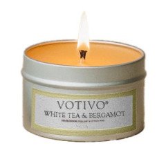 Votivo - White Tea & Bergamot Travel Tin Candle