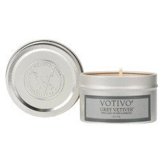 Votivo Grey Vetiver Travel Tin Candle