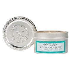 Votivo White Ocean Sands Travel Tin Candle