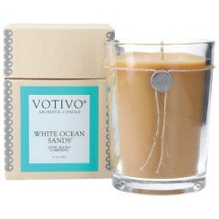 Votivo Large White Ocean Sands Candle 