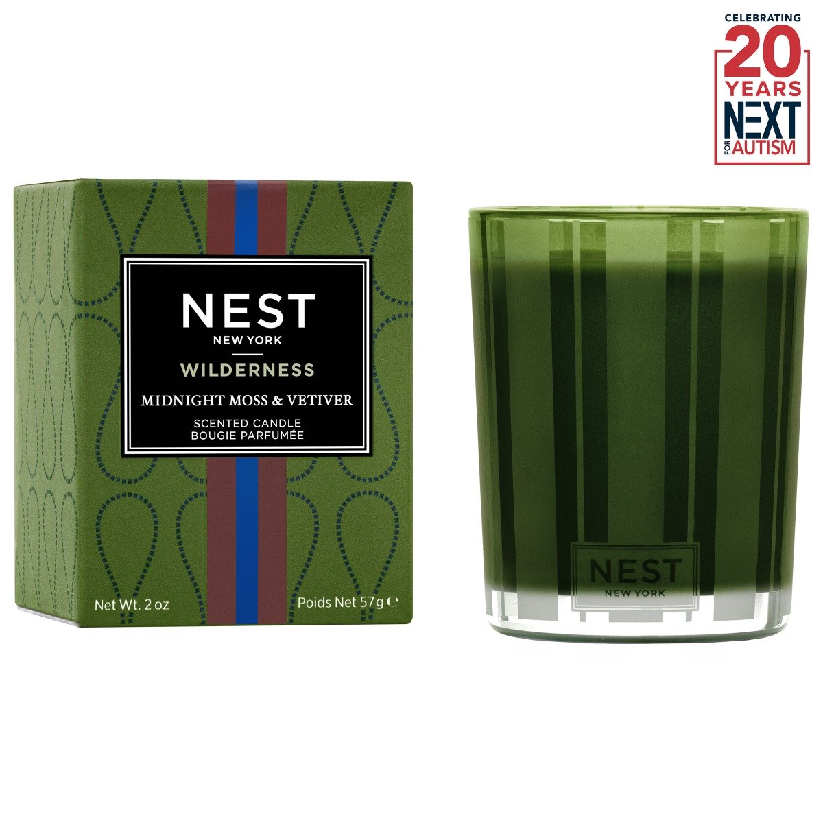 Midnight Moss & Vetiver Votive Candle