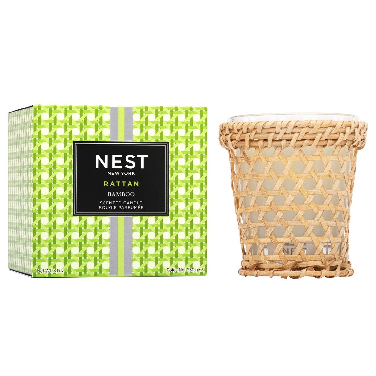 Bamboo Rattan Candle
