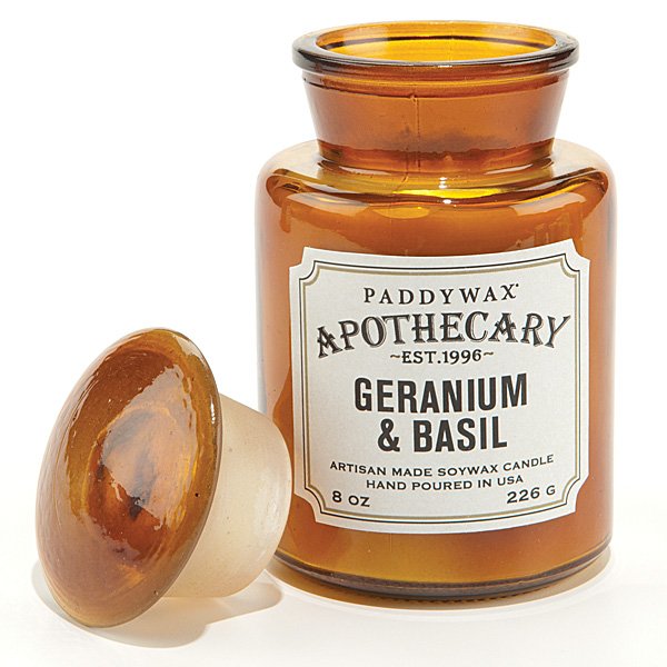 Geranium & Basil Candle