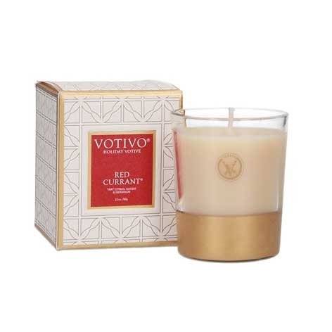 Red Currant Holiday Votive Candle