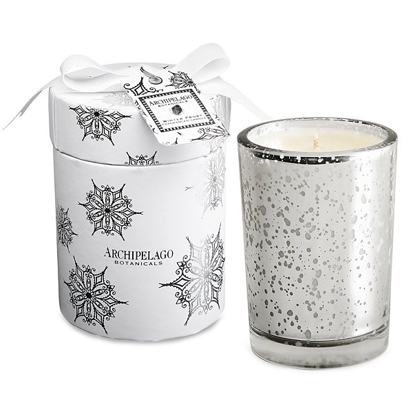 Winter Frost Round Boxed Candle