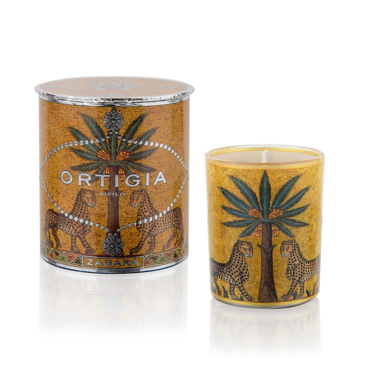 Zagara Decorated Candle